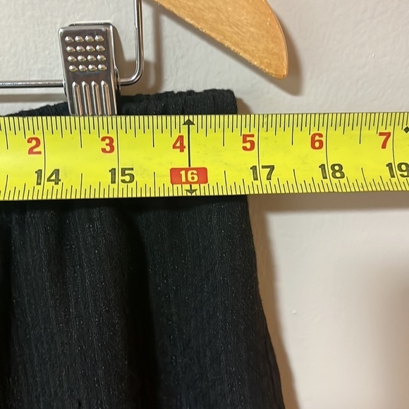 Boho Tiered Skirt Koret Black Maxi women’s L B&W Zebra Patchwork Embroidery - Picture 7 of 10